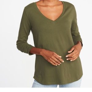 Long sleeve v neck
